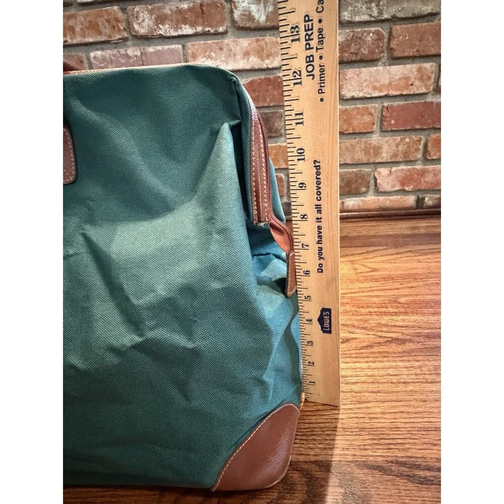 Vintage Ralph Lauren Weekender Duffle Bag 80's-90's Green Canvas Travel Tote